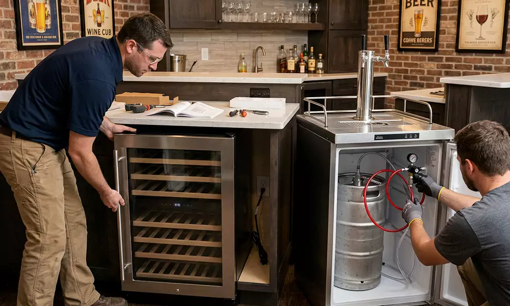 Wine Cooler and Kegerator Installation in Chula Vista, CA